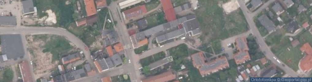 Zdjęcie satelitarne Lowin Brzeski Löwen rathaus