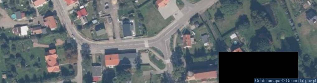 Zdjęcie satelitarne Lubieszewo, křižovatka