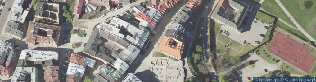 Zdjęcie satelitarne Lublin kamienica Kraszewskiego