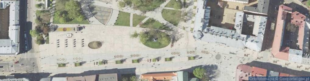 Zdjęcie satelitarne Lublin - Pomnik Unii Lubelskiej