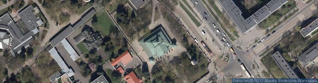 Zdjęcie satelitarne Majerski Bernardyni praga