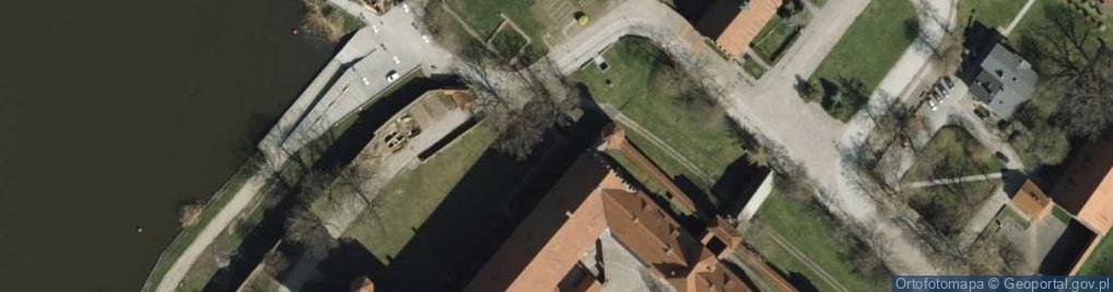 Zdjęcie satelitarne Malbork - Baszta Kurza Stopa