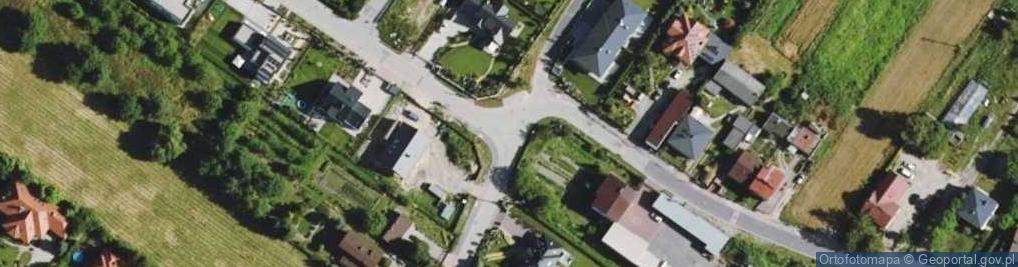 Zdjęcie satelitarne Michalowice-Wies, droga