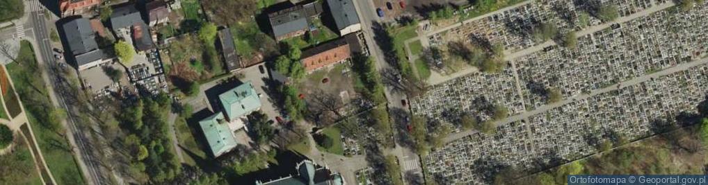 Zdjęcie satelitarne Miechowice - Kościół pw. św. Krzyża 01