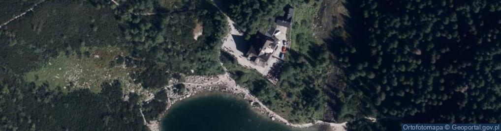 Zdjęcie satelitarne Mięguszowieckie Szczyty znad Morskiego Oka