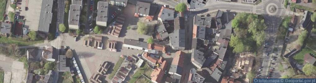 Zdjęcie satelitarne Mikołów - Kamienica przy ul. Jana Pawła II