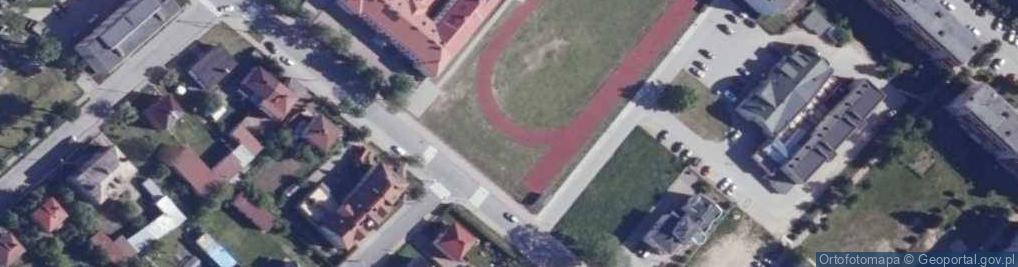 Zdjęcie satelitarne Mońki. Siedziba KRUS-u