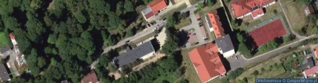 Zdjęcie satelitarne Mrągowo-Mrongoville obelisk