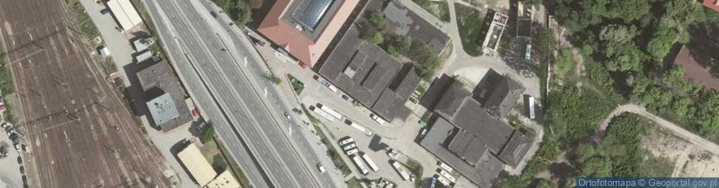 Zdjęcie satelitarne Muzeum Armii Krajowej w Krakowie