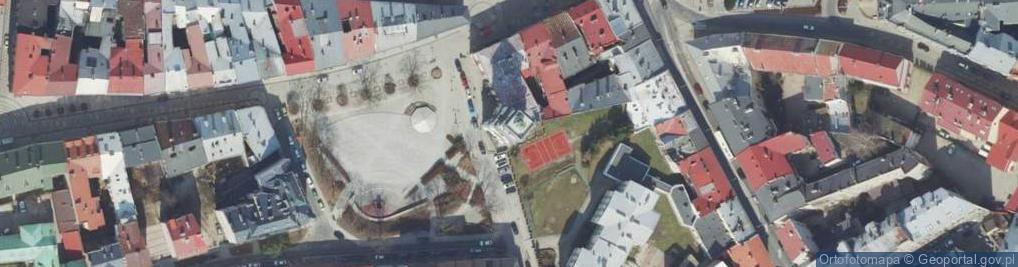 Zdjęcie satelitarne Muzeum Dzwonów i Fajek