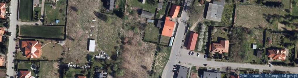 Zdjęcie satelitarne Niemcz domy