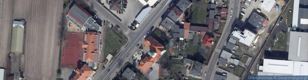 Zdjęcie satelitarne Nowe Skalmierzyce-dworzec PKP