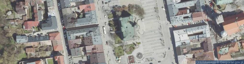 Zdjęcie satelitarne Nowy Sacz szpital