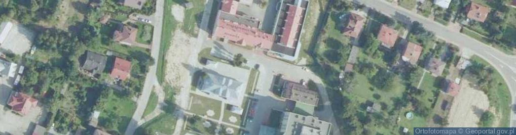Zdjęcie satelitarne Opatow klasztor