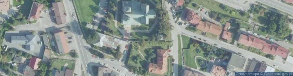 Zdjęcie satelitarne Opatow, kolegiata sw. Marcina 1