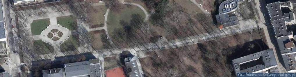 Zdjęcie satelitarne Ośrodek Propagandy Sztuki, Park Sienkiewicza, Łódź
