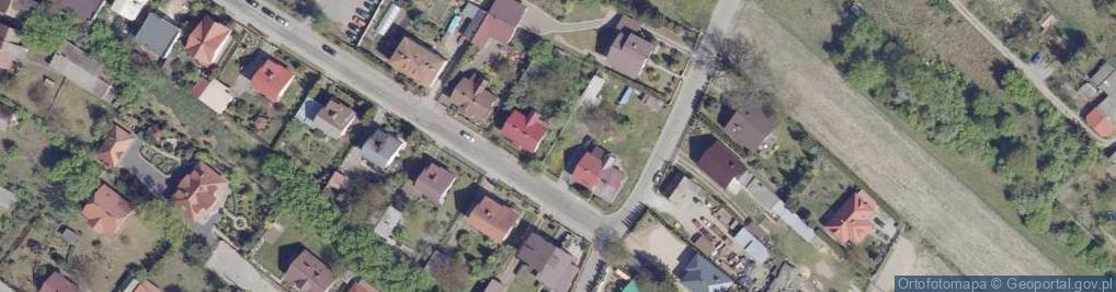 Zdjęcie satelitarne Ostrów Mazowiecka-ratusz