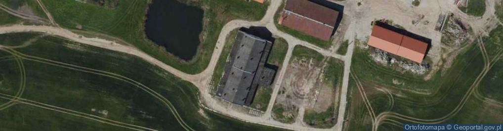Zdjęcie satelitarne Pałac w Łojdach (front)