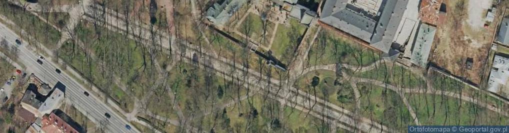 Zdjęcie satelitarne Pałacyk Zielińskiego 01 ssj 20060716