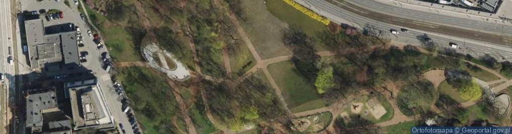 Zdjęcie satelitarne Park Drweskich Poznan