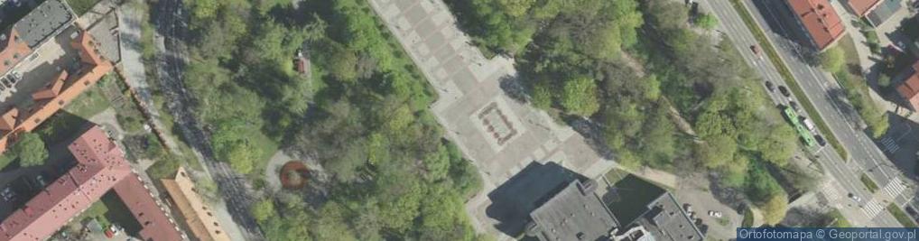 Zdjęcie satelitarne Park Poniatowskiego Białystok (2008)