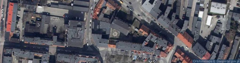 Zdjęcie satelitarne Pieczęć w ostrowskiej bożnicy