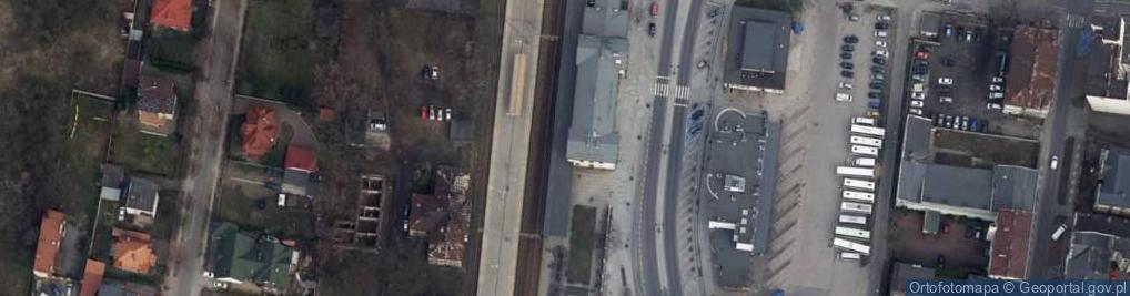 Zdjęcie satelitarne Piotrków Trybunalski - Dworzec PKP 01