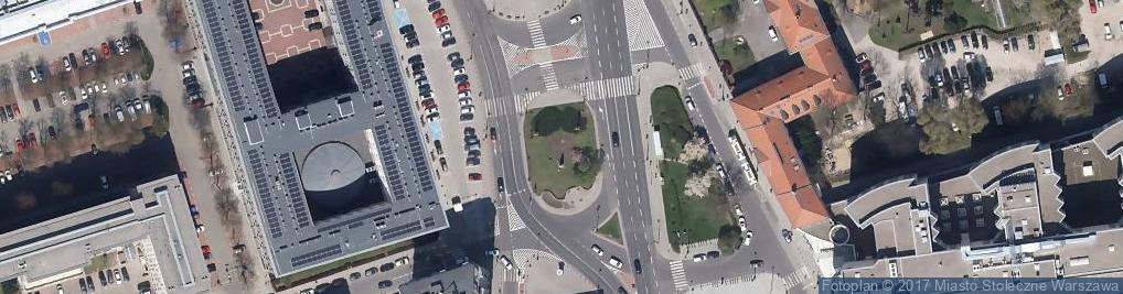 Zdjęcie satelitarne Plac trzech krzyzy