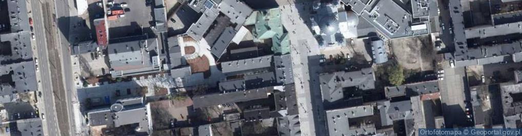 Zdjęcie satelitarne Plac Wolności w Łodzi
