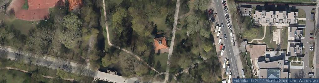 Zdjęcie satelitarne Plan ogrodu