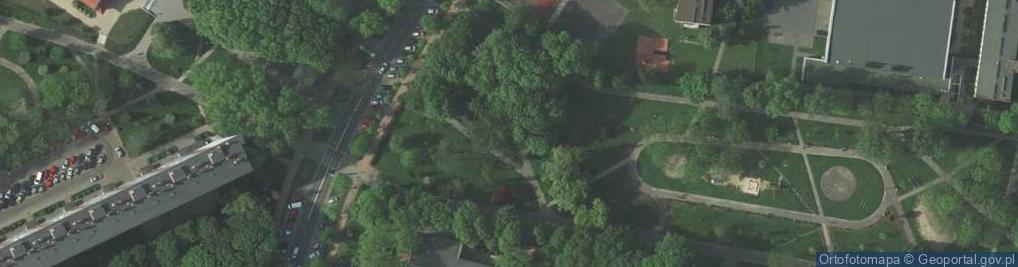 Zdjęcie satelitarne Planty Bienczyckie Park,Wysokie Estate,Nowa Huta,Krakow,Poland