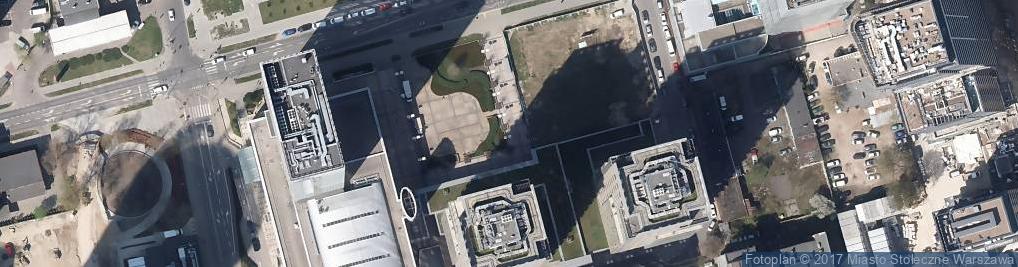 Zdjęcie satelitarne Platynowa wieża w warszawie