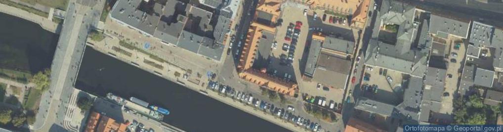Zdjęcie satelitarne Poczta Główna Bydg zmierzch a