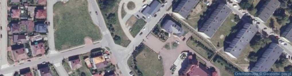 Zdjęcie satelitarne Podlaskie - Sokółka - Sokółka - Jana Pawła II - Kościół Najświętszego Ciała i Krwi Chrystusa - Front