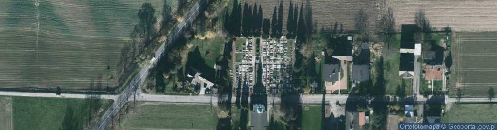 Zdjęcie satelitarne POL Hażlach Pomnik II WŚ