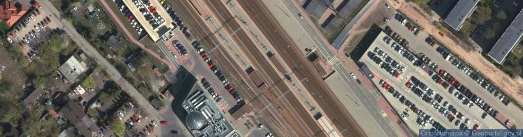Zdjęcie satelitarne POL Legionowo railway station