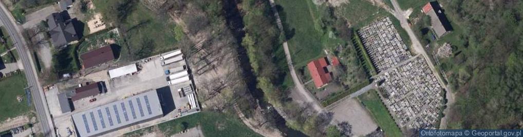 Zdjęcie satelitarne POL Mazańcowice Parafia Marii Magdaleny