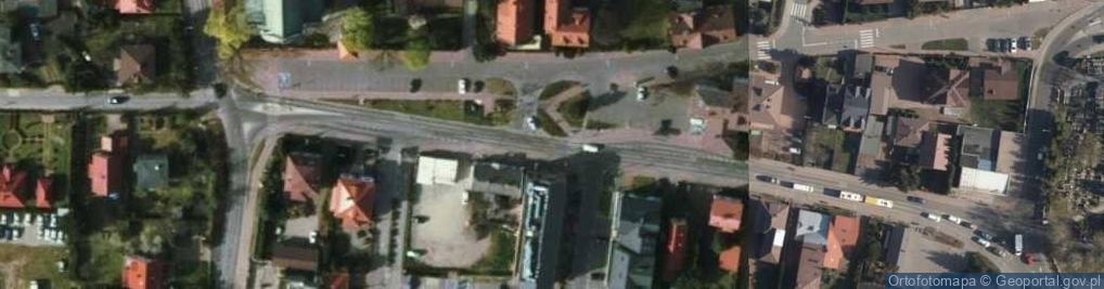Zdjęcie satelitarne POL Stare Babice rynek