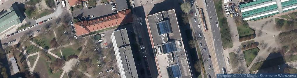 Zdjęcie satelitarne POL Warsaw church Chlodna Street