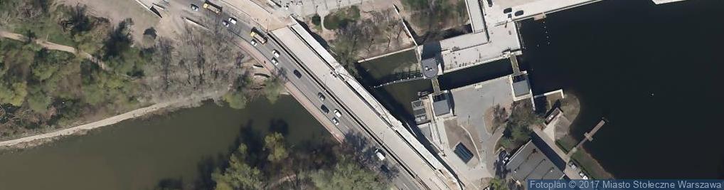 Zdjęcie satelitarne POL Warsaw Port praski