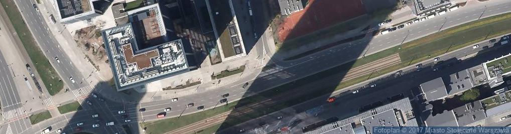 Zdjęcie satelitarne POL Warsaw Prosta Street
