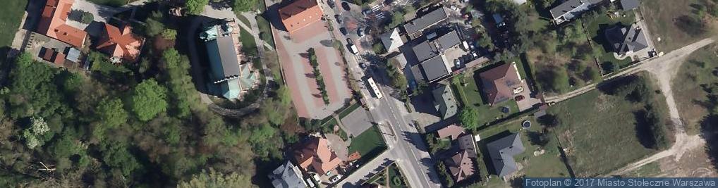 Zdjęcie satelitarne POL Zerzeń church