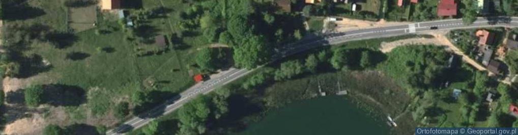 Zdjęcie satelitarne Poland. Gmina Jedwabno. Warchały Lake 009