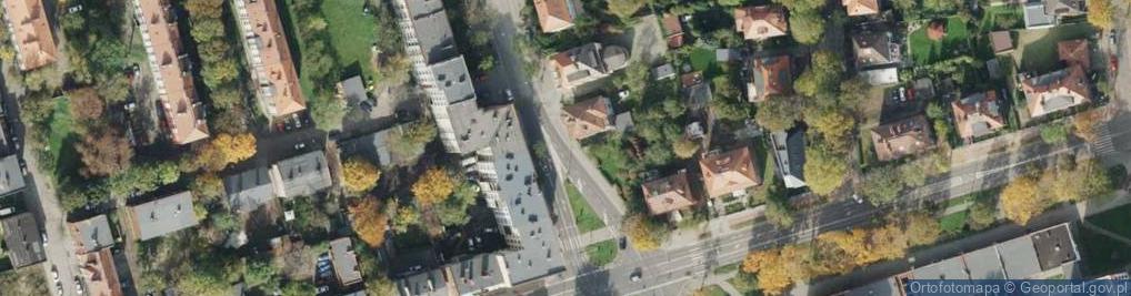 Zdjęcie satelitarne Politechnika Śląska Wydział Organizacji i Zarządzania budynek F (Nemo5576)