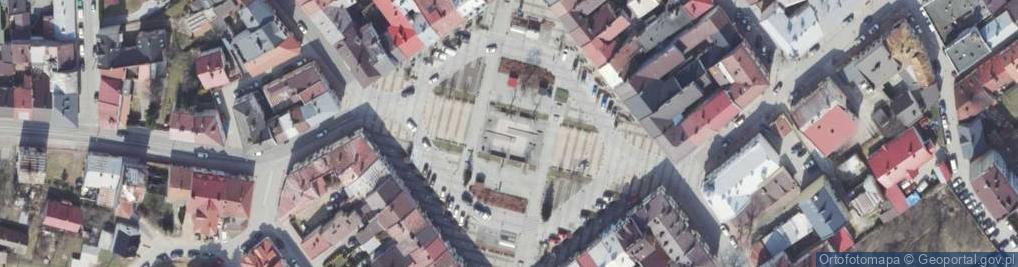 Zdjęcie satelitarne Polska Mielec rynek
