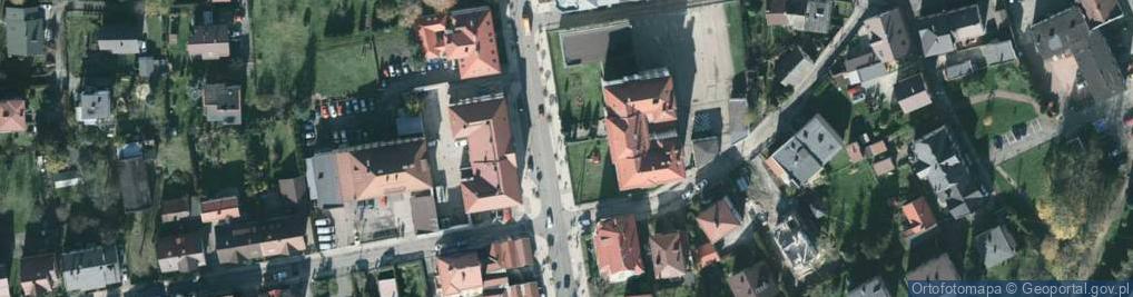 Zdjęcie satelitarne Post office in Skoczow 02