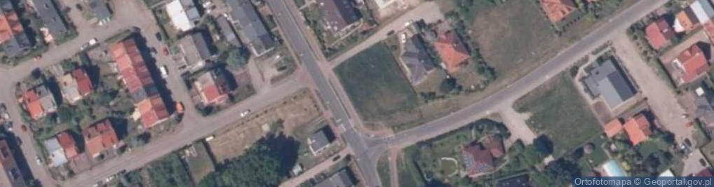 Zdjęcie satelitarne Pożar w Kamieniu Pomorskim 13.04.2009 4
