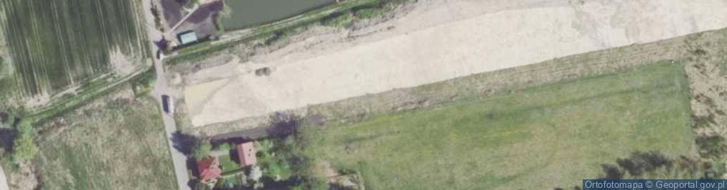 Zdjęcie satelitarne Pozostałości po cmentarzu żydowskim w Lublińcu2