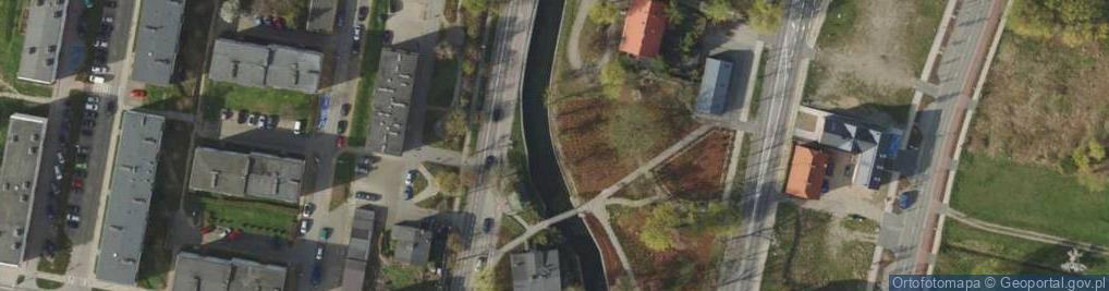 Zdjęcie satelitarne Pruszcz kanal-Raduni