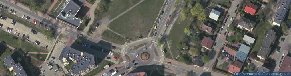 Zdjęcie satelitarne Pruszkow, osiedle Staszica